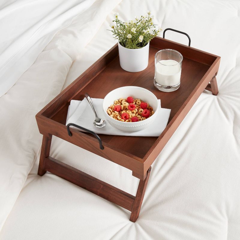 20&#34; x 13&#34; Wood Serving Bed Tray - Threshold&#8482;, 3 of 6
