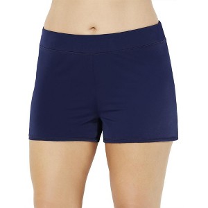 Swimsuits for All Women's Chlorine Resistant Banded Swim Short (Plus Sizes Available) - 1 of 3