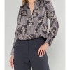 Women's Pintucked Yoke Two-Tone Top - current air - 3 of 4