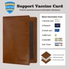 Generic Leather Passport Holder for Travel - RFID Blocking Passport Wallet for Men & Women - 3 of 4