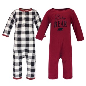 Touched by Nature Baby Unisex Holiday Pajamas, Baby Bear - 1 of 3