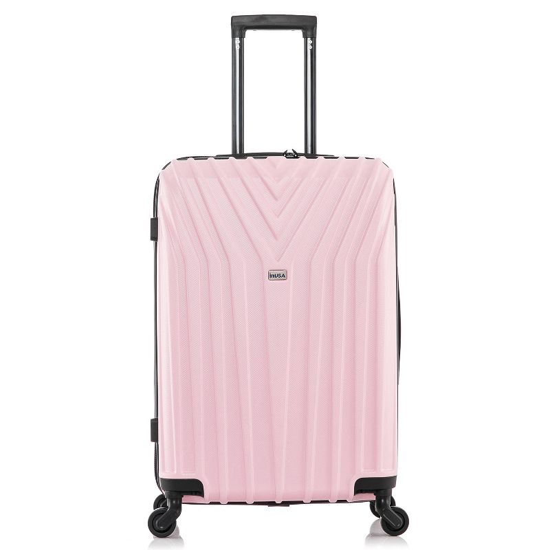 InUSA Vasty Lightweight Hardside Large Checked Spinner Suitcase, 3 of 11