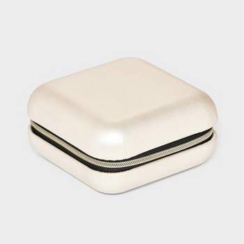 Square Case Mirror Rounded Corners Jewelry Box - A New Day™