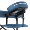 Saloniture Professional Portable Lightweight Tri-Fold Massage Table with Aluminum Legs - 2 of 4