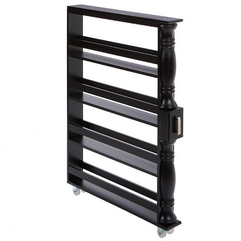 Tall spice rack on wheels sale