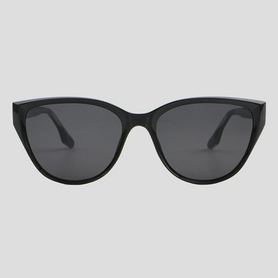 Anna-Kaci Women's Stylish Black Cat - Eye Polarized Sunglasses UV400 Protection