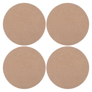Unique Bargains Wooden Resistance to Warping and Cracking Round Pottery Wheel Bat 4 Pcs - 1 of 4