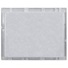 VidaXL Shower Niche Matt Gray 16.1"x20.1"x3.9" - 4 of 4