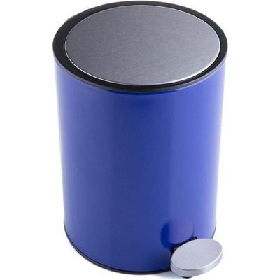 Bamodi 3l Stainless Steel Rubbish Bathroom Bin, Blue : Target