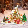Plaxsoon Christmas Ginger House Building Kits for Kids, Interlocking Block Building Sets Ideal Gift for Kids Aged 6+ - 3 of 4