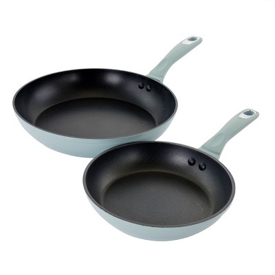 Oster Hawke Ceramic Nonstick Aluminum Frying Pan In Dark Blue : Target