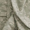 Ellis Curtain Lexington Leaf Pattern on Colored Ground Scallop Valance 58"x15" Sage - 3 of 4