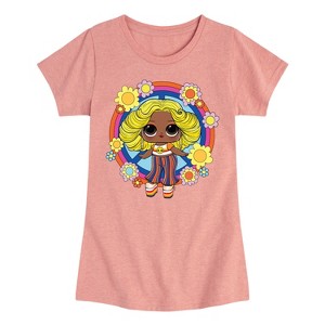 Girls' - LOL Surprise! - Free Spirit Doll Fitted Short Sleeve Graphic T-Shirt - 1 of 4