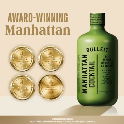 Bulleit Bourbon Manhattan Ready To Drink - 375ml Bottle