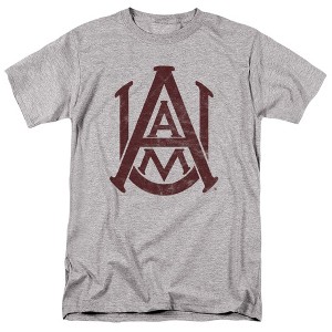 Men's Alabama A&M University Official Distressed Primary Logo Adult T-Shirt - 1 of 4