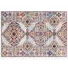 Modway Entourage Khalida Distressed Floral Lattice 8x10 Area Rug - 2 of 4
