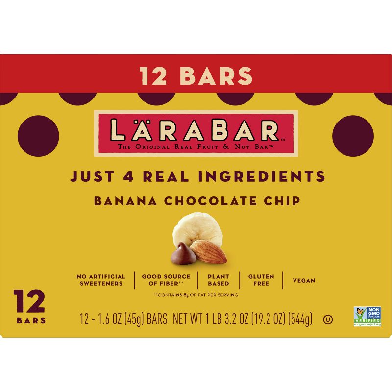 Larabar Banana Chocolate Chip - 12ct, 2 of 6