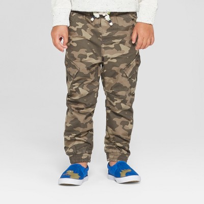 toddler boy camo joggers