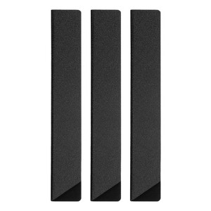 Unique Bargains ABS Soft Velvet Lining Wear Resistance Knife Guards 3 Pcs - 1 of 4