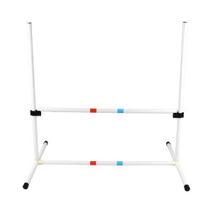 Midlee Dog Agility Bar Jump- Indoor Outdoor Hurdles Adjustable Pet Course Equipment - 1 of 4