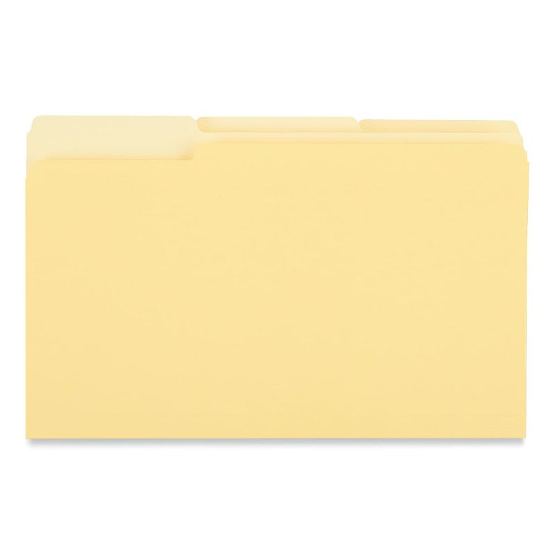 UNIVERSAL Recycled Interior File Folders 1/3 Cut Top Tab Letter Assorted 100/Box 12306, 3 of 5