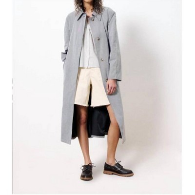 Women's Nelcy Pinstripe Trench Coat - FRNCH
