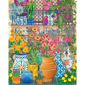 Springbok Mediterranean Garden Retreat Jigsaw Puzzle - 1000pc - 1 of 3