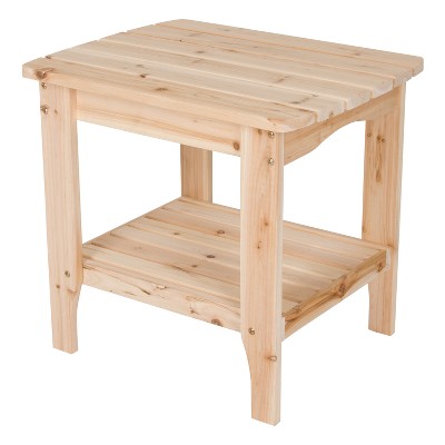 Rectangular Side Table Natural - Shine Company Inc.