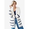 ellos Plus Size Shaker Stitch Cardigan - 4 of 4