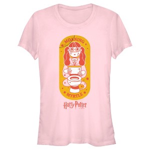 Juniors Womens Harry Potter Moaning Myrtle Cartoon T-Shirt - 1 of 4