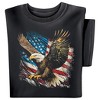 Collections Etc Patriotic Soaring Eagle Tee - 2 of 4
