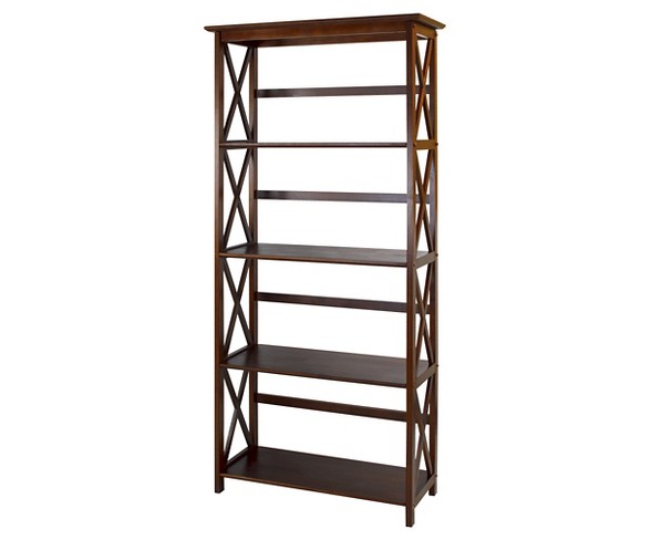 Montego  63" 5 Tier Bookcase