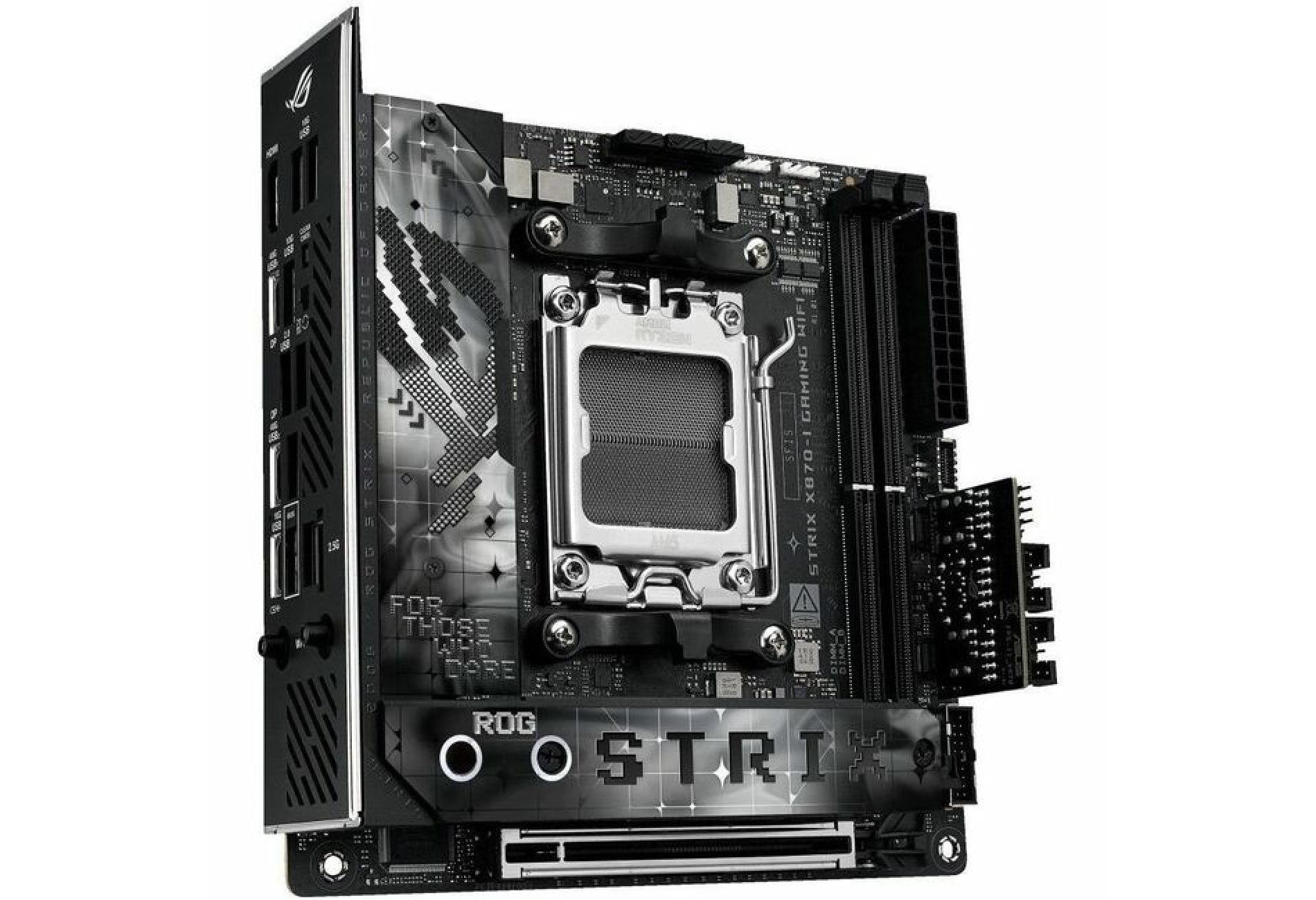 Asus ROG Strix X870-I GAMING WIFI Gaming Desktop Motherboard - AMD X870 Chipset - Socket AM5 - Mini ITX - Ryzen 7, Ryzen 9 Processor Supported