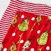 Toddler 4pc Grinch Long Sleeve Cotton Christmas Pajama Set - Red/Green - 4 of 4