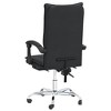 vidaXL Reclining Office Chair - Modern Design Adjustable Height, Durable Faux Leather Upholstery with Metal and Plywood Frame, Black - 4 of 4