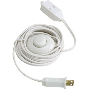 Do it Best Do it 15 Ft. 18/2 White Extension Cord with Foot Switch FS-PT2182-15X-WH - 1 of 4