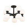 Z-Lite Artemis 10 - Light Semi-Flush Mount in  Matte Black - image 3 of 4