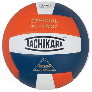 Tachikara OWN Indoor Sensi Tec Composite Competition Volleyball - Orange/White/Navy - 1 of 1