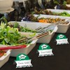 Big Dot of Happiness Green Grad - Best is Yet to Come - Green Graduation Party Tent Buffet Card - Table Setting Name Place Cards - Set of 24 - 3 of 4