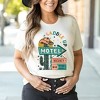 Simply Sage Market Women's Saddle Up Motel Distressed Short Sleeve Graphic Tee - 2 of 3