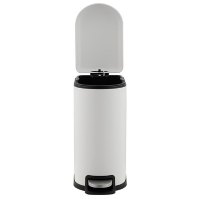 Steel Step On Trash Can - 10.6 Gallons