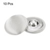 Unique Bargains Blouses Sweater Round Aluminum Cotton Fabric Cloth Covered Buttons 10 Pcs - 3 of 4