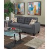 Polyfiber 2pc Sofa Set with Loveseat, Tufted Cushions and Solid Pine Frame for Living Room - 3 of 4