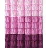 GoodGram Montauk Accents Home Gypsy Ombre Ruffled Fabric Shower Curtain - Standard Length - 3 of 3
