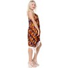 HAPPY BAY Women's Beachwear Swimsuit Coverups for Women Summer Swim Beach Cover Ups for Swimwear Women Flowy Sleeveless Dress 16-18 Orange Abstract - 4 of 4