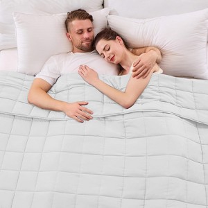 Inhand Weighted Blanket (Queen 60"x80") - Cooling Heavy Blanket with Glass Beads - All-Season Breathable Soft Comfort Microfiber Blanket - 1 of 4
