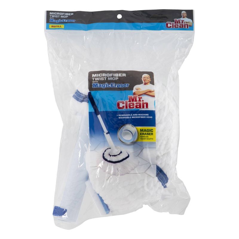 Mr. Clean Microfiber Twist Mop with Magic Eraser Head Refill - Unscented, 4 of 5
