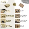 Modern Washable Area Rug, Non Slip Stain Rsistant Braided Print Carpet, Throw Mat for Bedroom Living Room Dining Room Home Decor - 4 of 4
