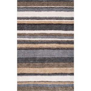 Nuloom Drey Striped Shag Area Rug - 1 of 4