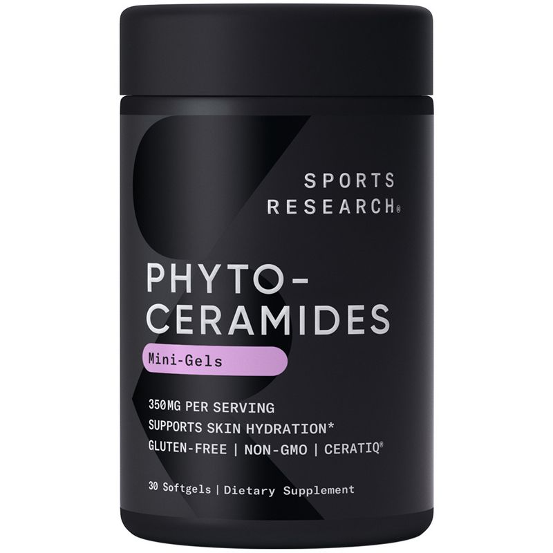 Sports Research Phytoceramides Mini-Gels, 350 mg, 30 Softgels, 1 of 5